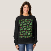 Cute Xmas Kerstmis Dinosaur Jumper Sweater (Voorkant volledig)