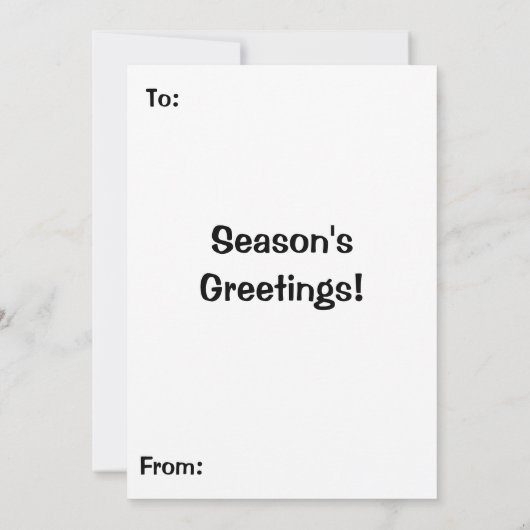 Cute Xmas Pattern Kitten Crowd Kaart (Achterkant)