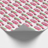 Cute Xmas Trailers RVs Trucks Christmas Holiday Cadeaupapier (Hoek)