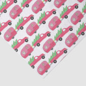 Cute Xmas Trailers RVs Trucks Christmas Holiday  Tissuepapier (Detail)