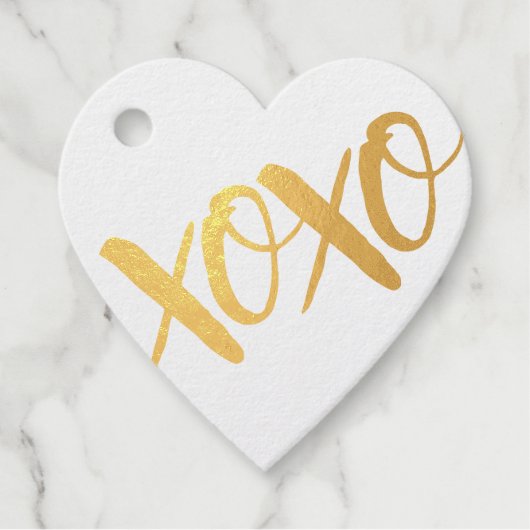 Cute XOXO Great Friend REAL FOLIE Gift Bedankjes Labels (Voorkant)