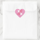 Cute XOXO Heart Sticker (Tas)