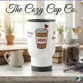 Cute  XOXO Love Heart Valentine's Day Teacher Gift Reisbeker