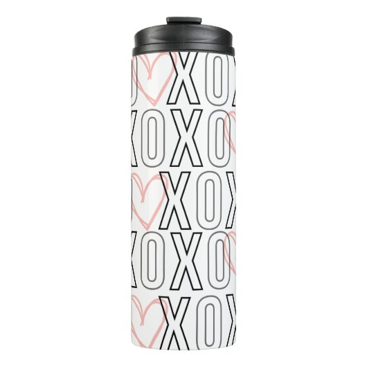Cute XOXO-Valentijnsdag Thermosbeker (Voorkant)