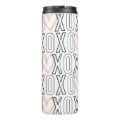 Cute XOXO-Valentijnsdag Thermosbeker (Achterkant)