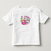 Cute Y2K Kitty Sparkle Peuter T-shirt (Voorkant)
