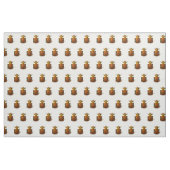 Cute Yak met Yo-Yos Fabric Stof (Yard (91,4 cm))