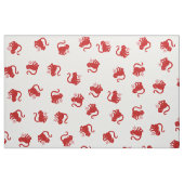 Cute Year of the Monkey Stof (Fat Quarter)