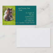 Cute Yearling Foal visitekaartjes (Voorkant / Achterkant)