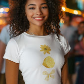 cute yellow aesthetic graphic  t-shirt
