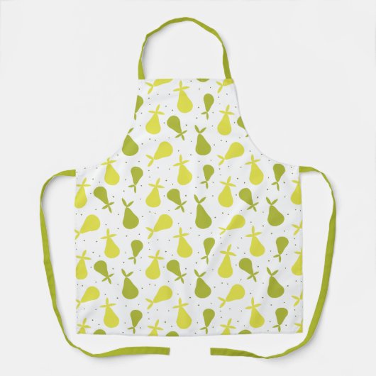 Cute Yellow and Green Pears Pattern Schort (Voorkant)