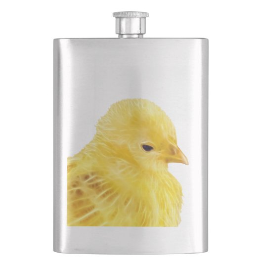 Cute yellow baby animal chick flacon (Voorkant)