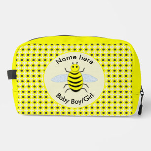 Cute Yellow Baby Bee Genderneutrale Aangepast Toilettasje