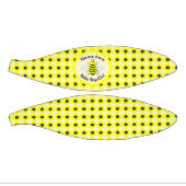 Cute Yellow baby bee Geslacht Neutraal Aangepast Basketbal (Panelen)