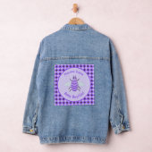 Cute Yellow Baby bee Geslacht Neutraal Aangepast Denim Jacket (Hangar)