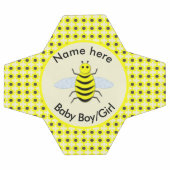Cute Yellow Baby bee Geslacht Neutraal Aangepast Voetbal (Enkel)