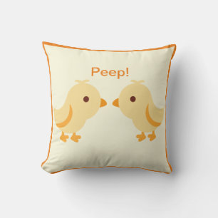 Cute Yellow Baby Chick Kussen