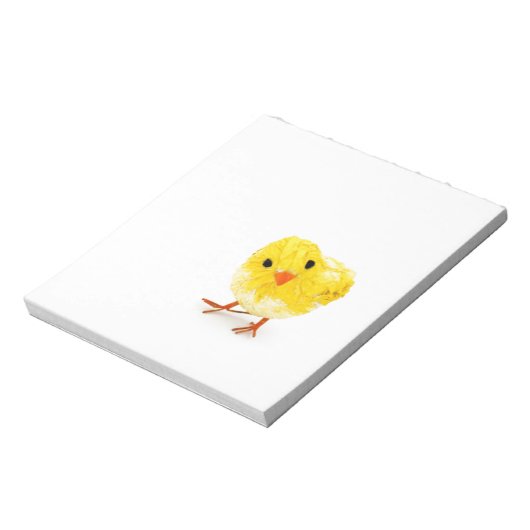 Cute yellow baby chick notitieblok (Linkerzijde)