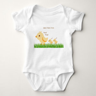 Cute Yellow Baby Chick Romper