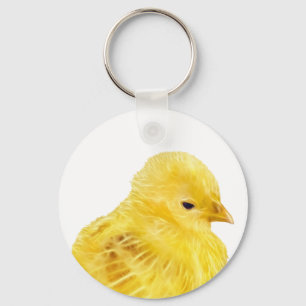 Cute yellow baby Chick Sleutelhanger