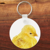 Cute yellow baby Chick Sleutelhanger (Voorkant)
