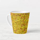 Cute Yellow Baby Chicken Latte Mok (Linkerhoek)