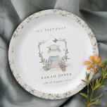 Cute Yellow Baby Hippo Foliage elke dag van de lee Papieren Bordje<br><div class="desc">Als u nog meer aanpassingen nodig hebt,  kunt u mij op yellowfebstudio@gmail.com vrij klikken.</div>
