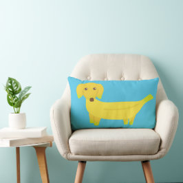 Cute Yellow Banana Dogs Graphic Kussen