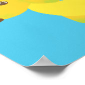 Cute Yellow Banana Dogs Graphic Poster (Hoek)