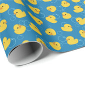 Cute Yellow Bath Duck Cadeaupapier (Rol Hoek)