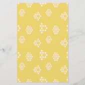 Cute Yellow Bee Baby shower Advice en Predictions (Achterkant)