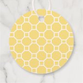 Cute Yellow Black Bumblebee First Birthday Party Bedankjes Labels (Achterkant)