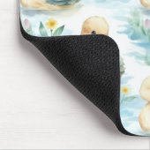 Cute Yellow Blue Ducks Muismat (Hoek)