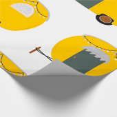 Cute Yellow Caravan Cadeaupapier