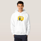 Cute Yellow Caravan Hoodie (Voorkant volledig)