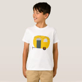 Cute Yellow Caravan T-shirt (Voorkant volledig)