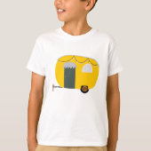 Cute Yellow Caravan T-shirt (Voorkant)
