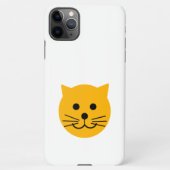 Cute yellow cat iPhone hoesje (Achterkant)
