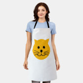 Cute yellow cat schort (Gedragen)