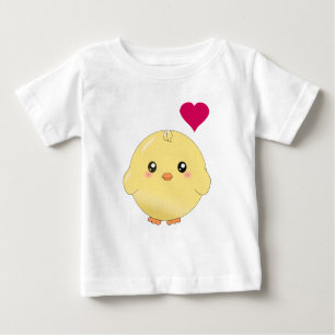 Cute yellow chick