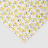 Cute Yellow Chick Pattern | Paaspapier Tissuepapier (Detail)