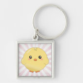 Cute yellow chick sleutelhanger (Voorkant)