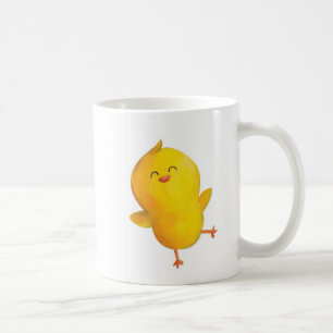 Cute Yellow Chicken Koffiemok