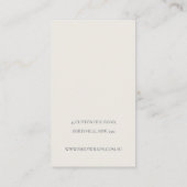 Cute Yellow Daffodil Floral Stud Earning Display Visitekaartje (Achterkant)