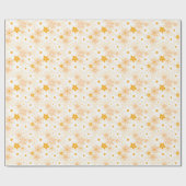 Cute Yellow Daisy Cadeaupapier (Vlak)