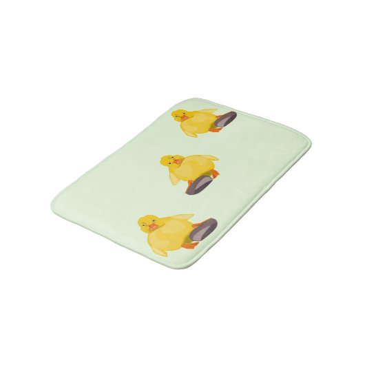 Cute Yellow Duck Badmat (Gekanteld)