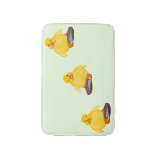 Cute Yellow Duck Badmat (Voorkant Verticaal)