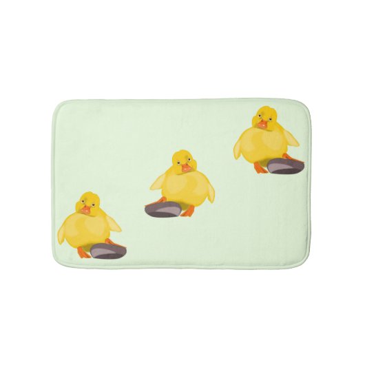 Cute Yellow Duck Badmat (Voorkant)