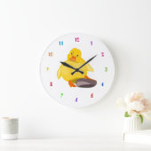 Cute Yellow Duck - Grote Klok (Huis)