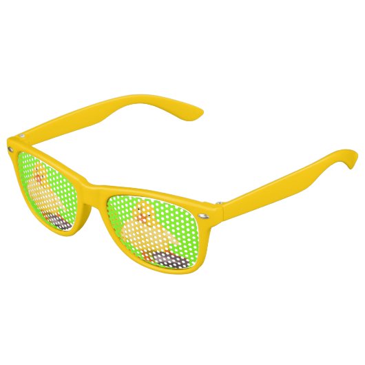 Cute Yellow Duck Kinder Zonnebril (Gekanteld)